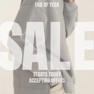 End of year sale. Clear out closet. Accepting offers!